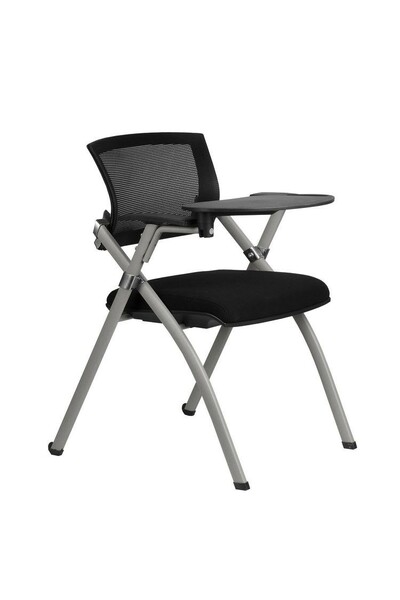 Офисный стул Riva 462TE+столик черный