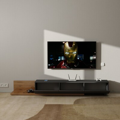 Тумба под тв Alexander антрацит